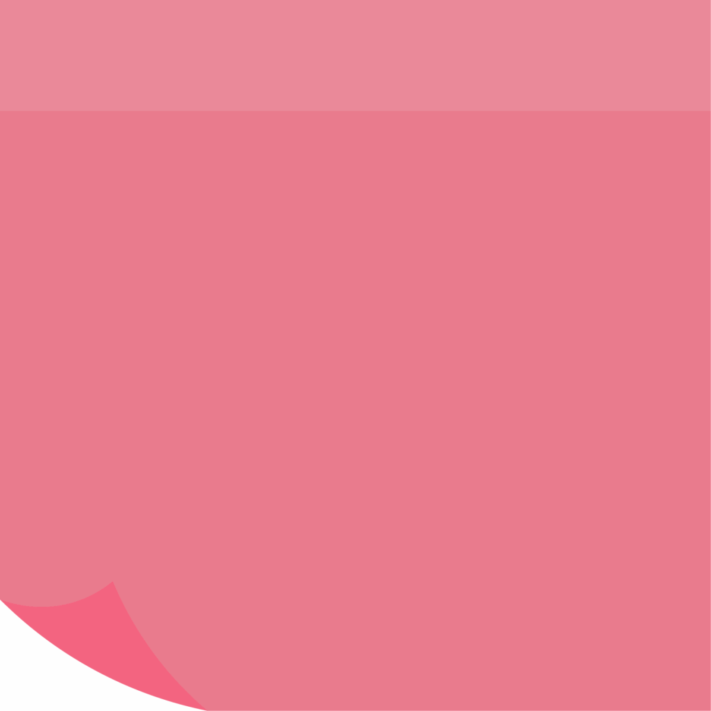 Pink abstract background with curled corner